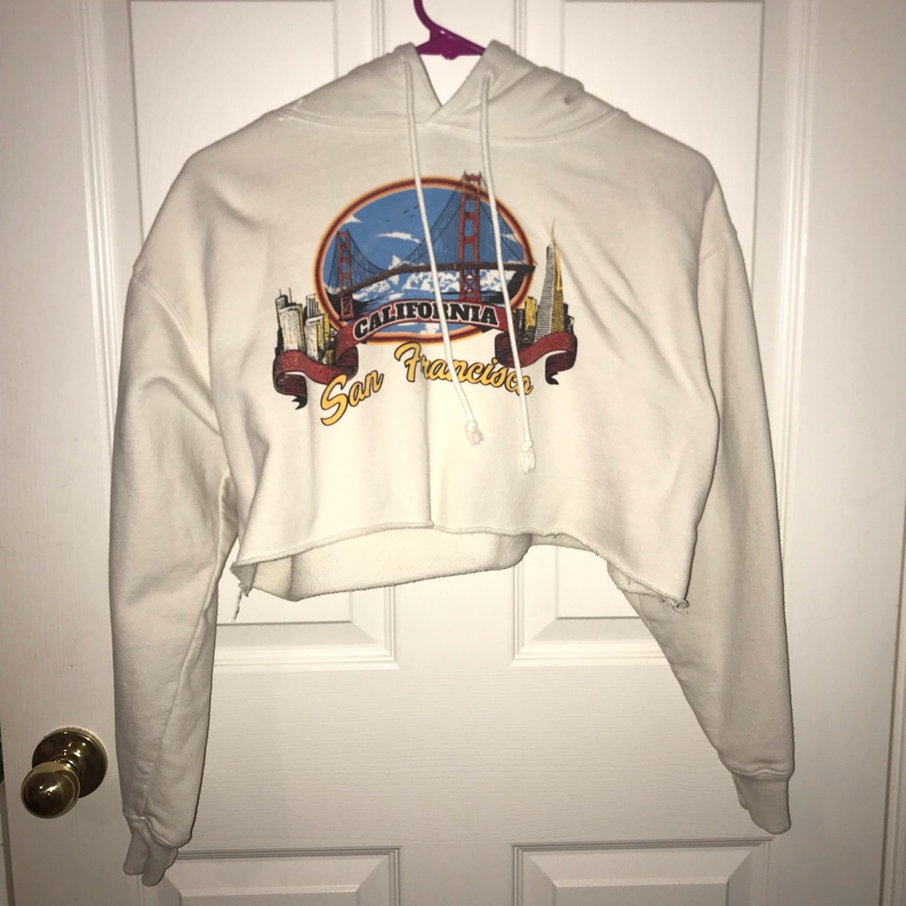 Brandy Melville Cropped Hoodie